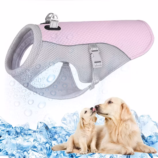 Dog Cooling Vest Breathable Mesh Dog Jacket Summer Cool Coat
