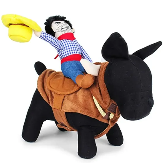 Halloween Party Costume Clothes Cat Costumes Pet Products Cute Riding Horse Cowboy Pet Dog Costumes Puppies 