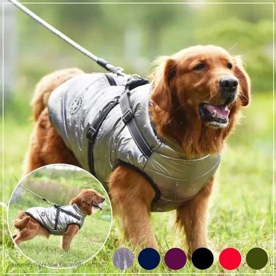 Wholesale Classic Pet Dog Coat Winter Dog Jackets Waterproof Warm Vest 
