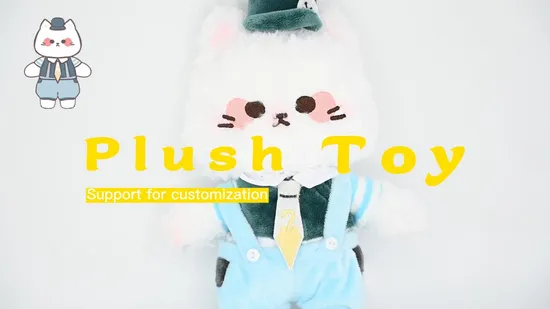 Low MOQ Plush Animal Toy Plush Cat Stuffed Lovely Design Kids Toys 