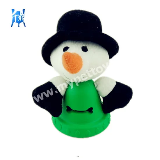 Christmas Toy Pet Gift Interactive Dog Toy Durable Rubber Bite Resistant Toy for Pet Puppy Cat Dog Dental Chew Toy 