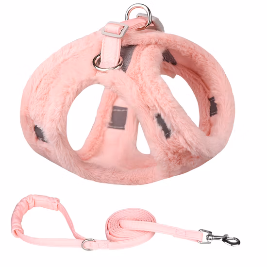 Dog Harness Vest with Leash Set Reflective Lightweight Harness & Anti
