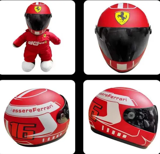 Different Types of Helmet Bear Rubber Pet Toy in Dog and Cat Pet Bed Toys for Children Plush Halloween Pet Chew Products Toy 