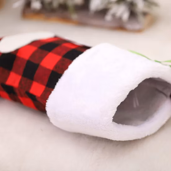 Black White Check Sublimation Pet Cat Dog Paw Gift Socks